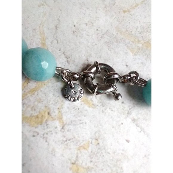 Gorgeous Mixed Media Blue Bead Statement Necklace - Picture 4 of 5